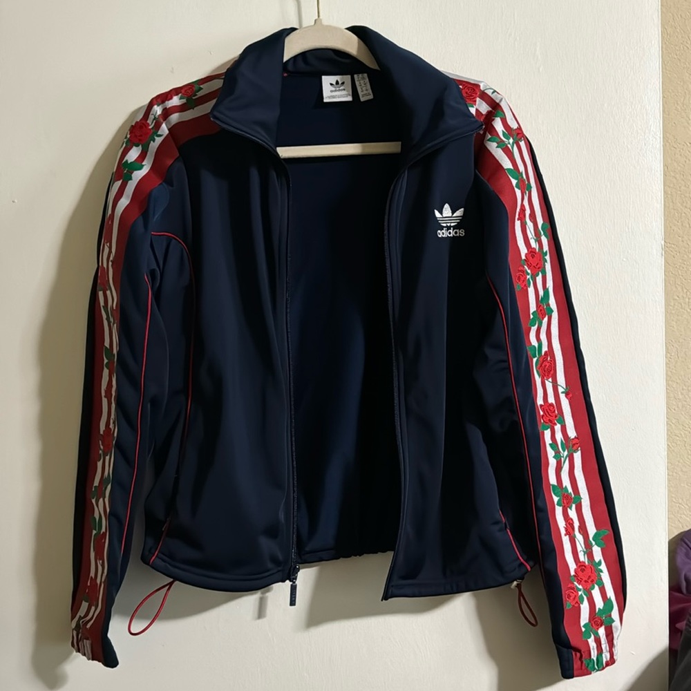 Adidas rose detail jacket